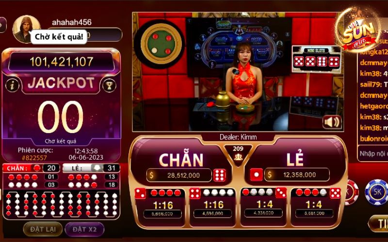 Tình huống xóc đĩa Livestream tại Sunwin20